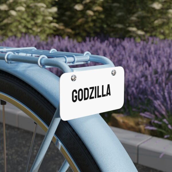 Mini License Plate -  Godzilla Style - Image 3
