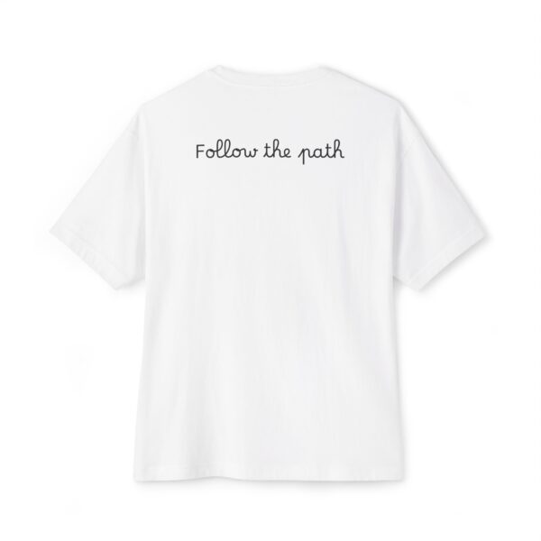 Teach Peace Unisex Oversized Boxy Tee, Casual Gift, Teacher’s Appreciation, Relaxed Fit Shirt, Art and Education Inspired Wear (Copy) (Copy) - Image 2