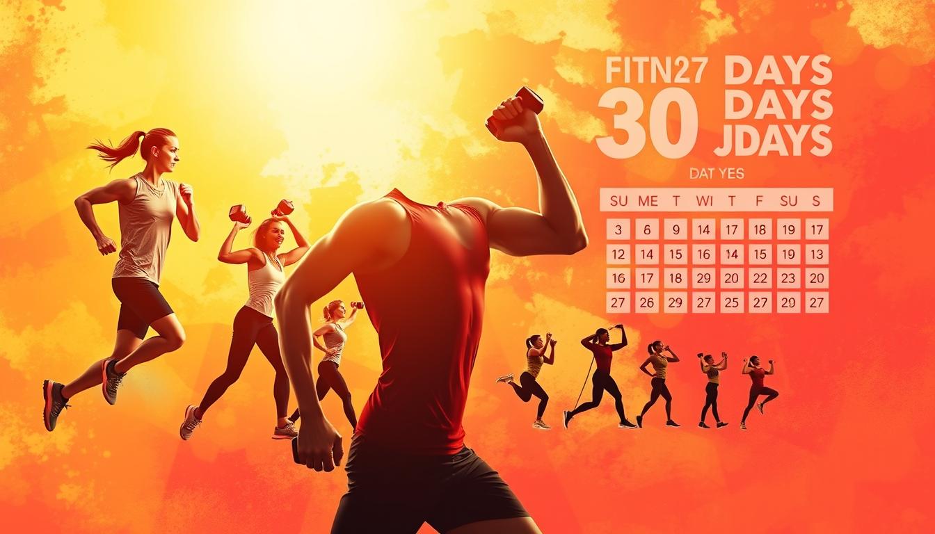 30 Days of Fitness Day 1 all the way to Day 30.